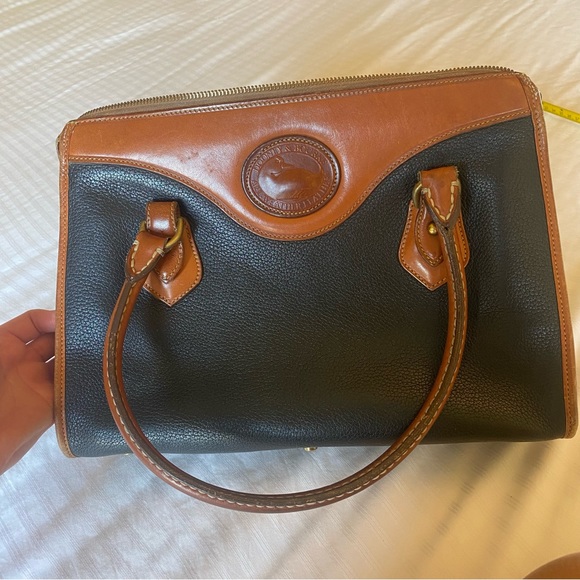 Vintage Dooney and Bourke All Weather Leather Structured Handbag - Picture 1 of 9